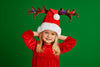 Singing Santa Deer Hat