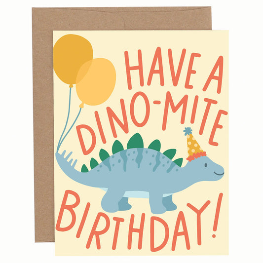 Have A Dino-Mite Birthday Greeting Card