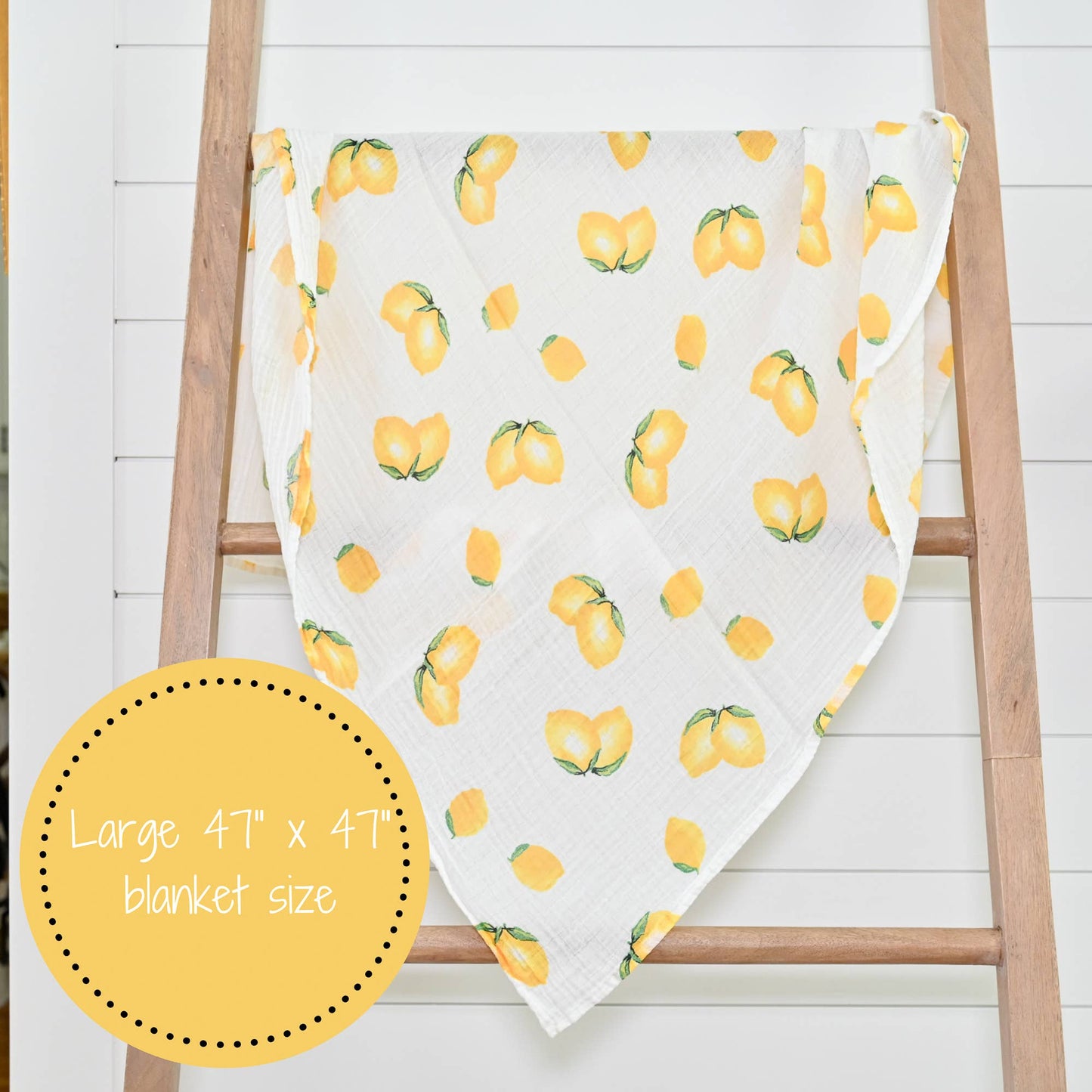 When Life Hands You Lemons Baby Swaddle Blanket