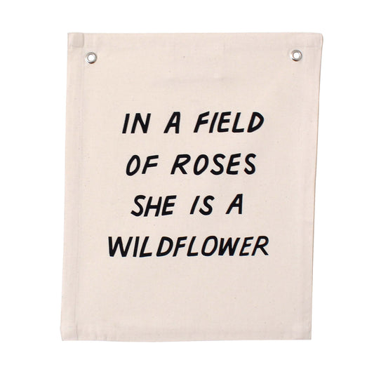 Wildflower Banner- Canvas Material