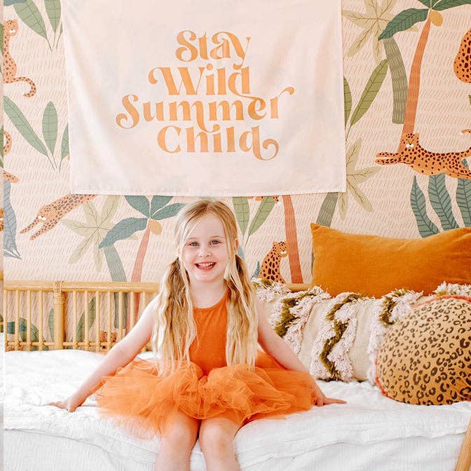 Stay Wild Summer Child Banner | Mini 13x17"