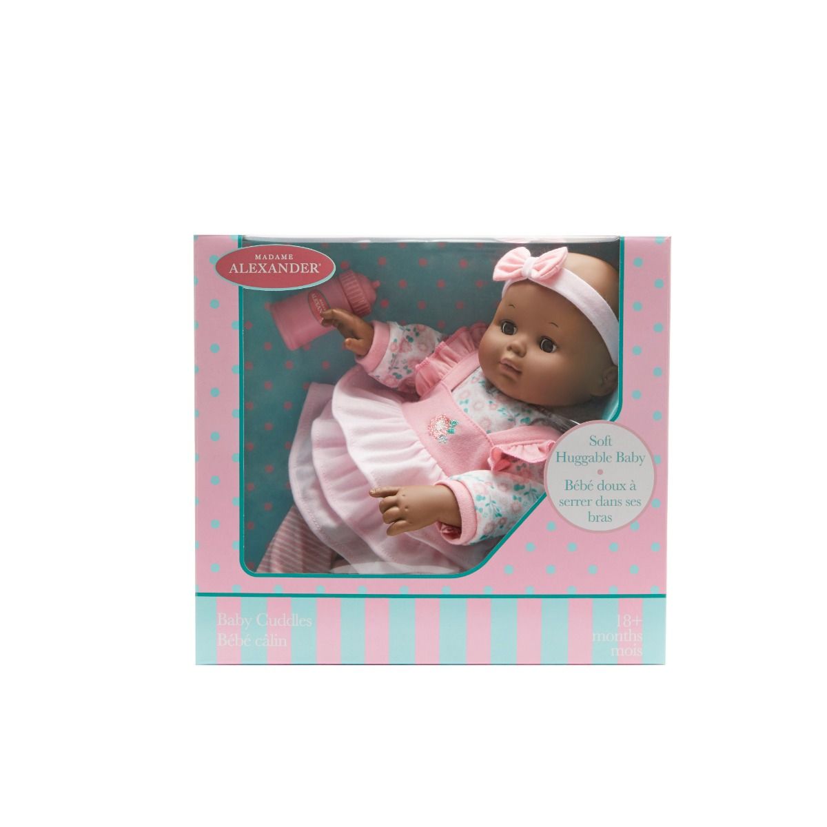 Baby Cuddles Pink Floral Dark Skin Tone (includes