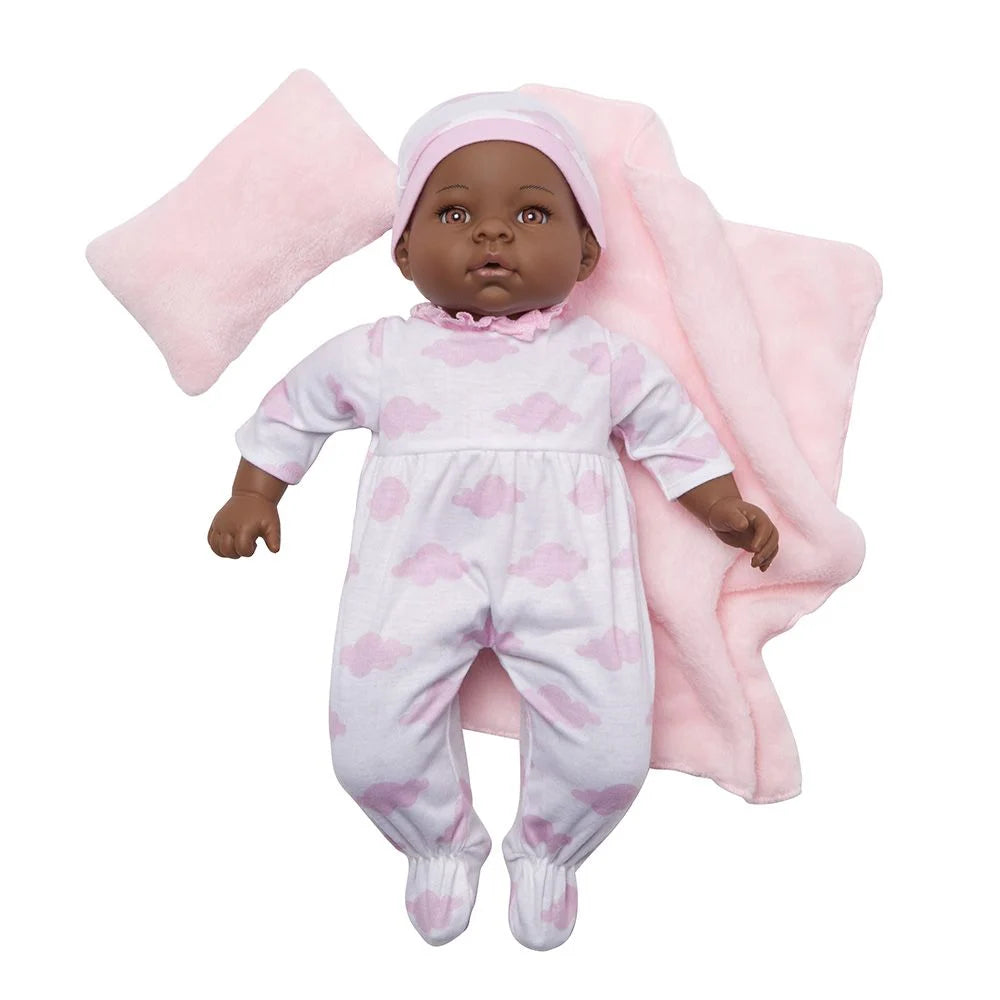 Newborn Baby Pink Cloud Dark Skin Tone