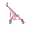 Pink Hearts Umbrella Stroller | 19”