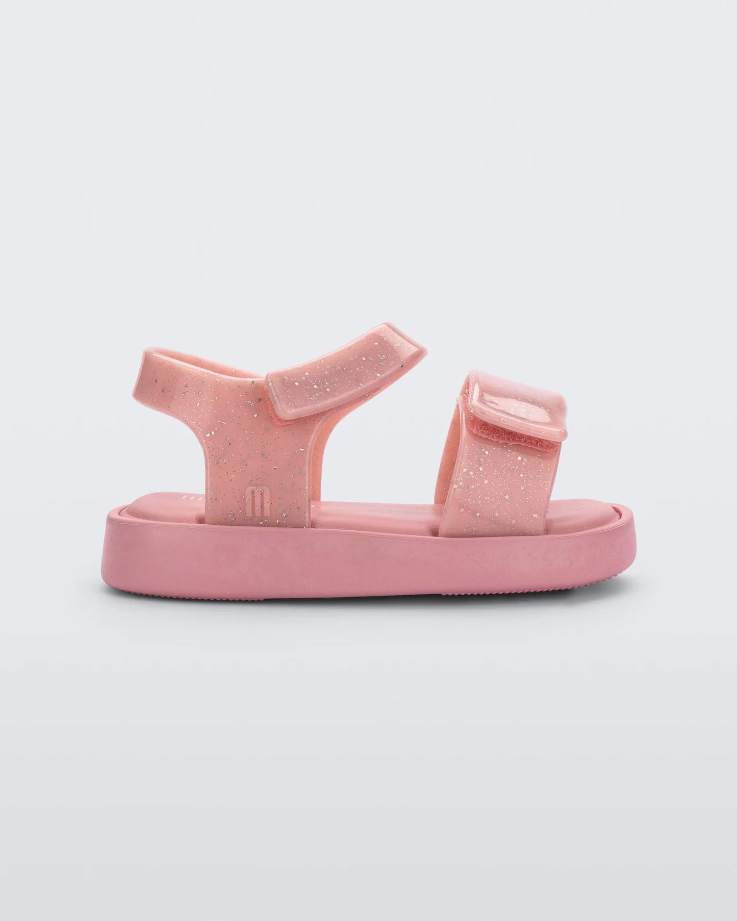 Mini Melissa Jump Sandal | Light Pink Sparkle