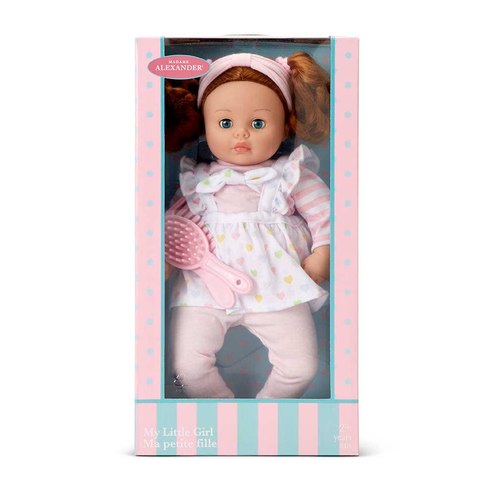 My Little Girl - Polka Dot Pinafore - Light Skin Tone: 14"