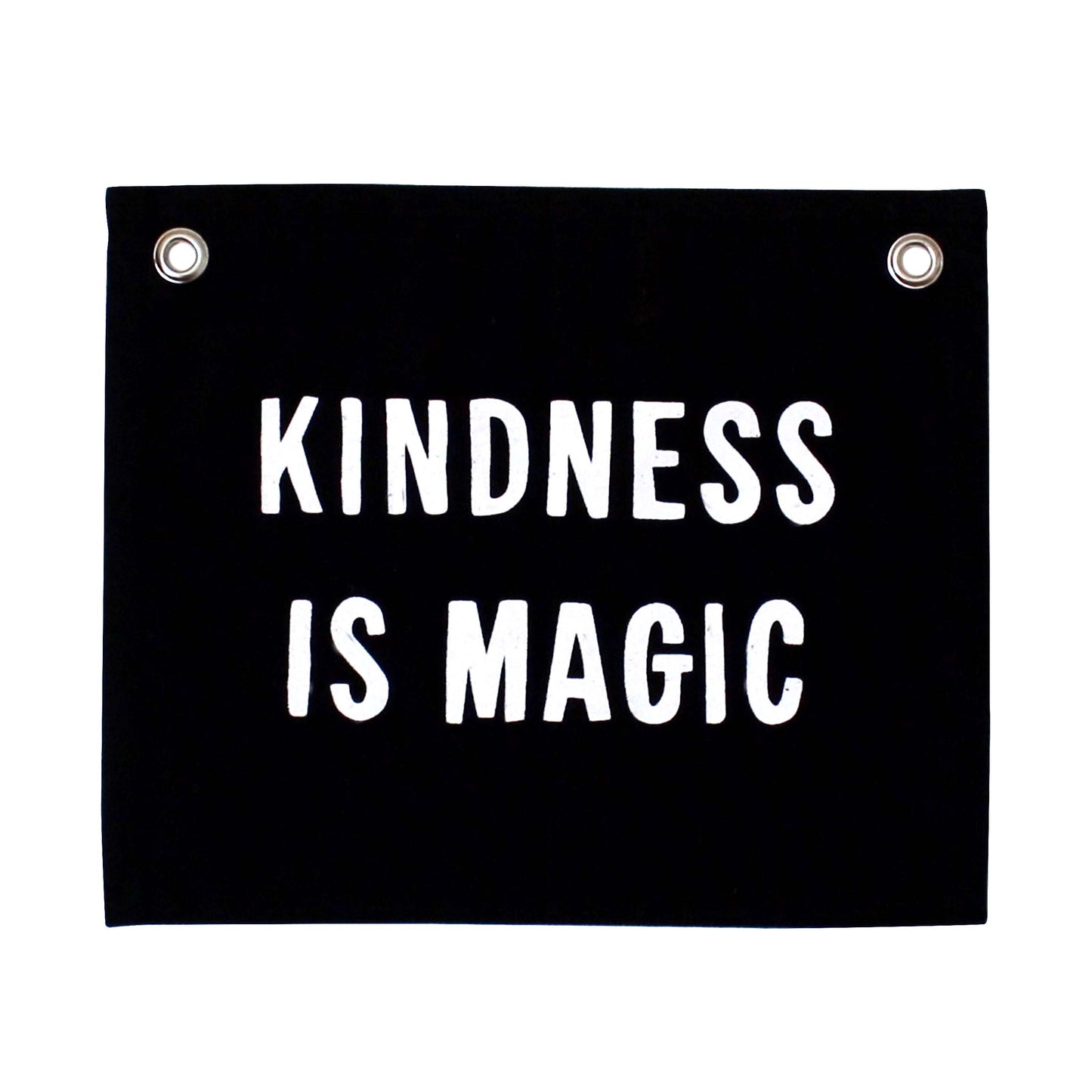 Kindness Is Magic Canvas Banner: NATURAL