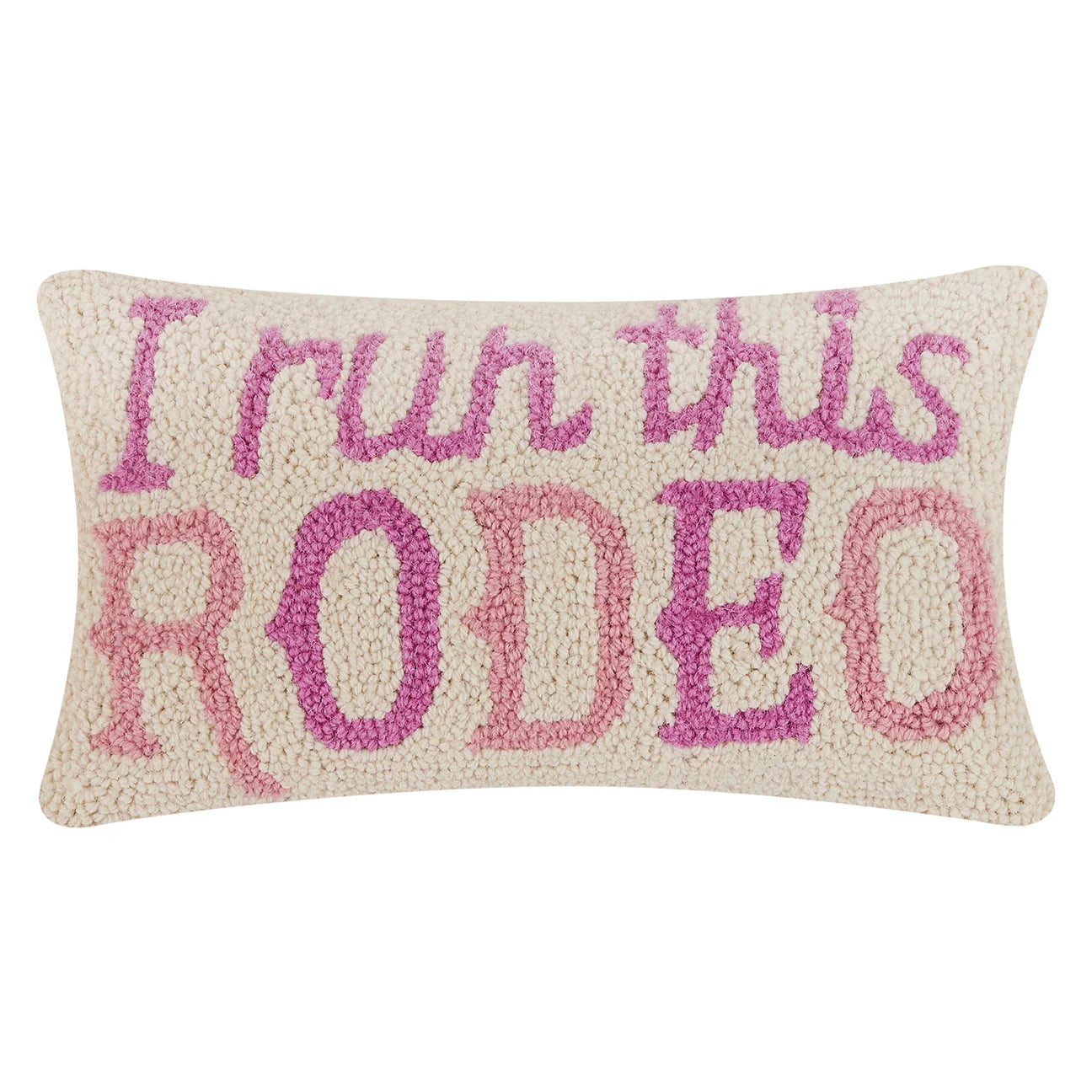 I Run This Rodeo Hook Pillow