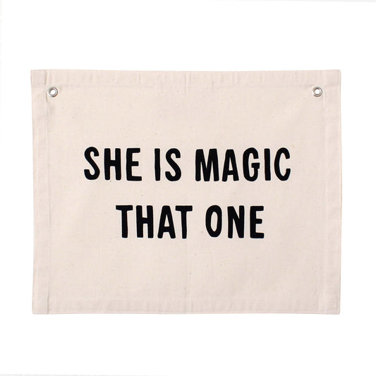 She is Magic Canvas  Banner: Natural