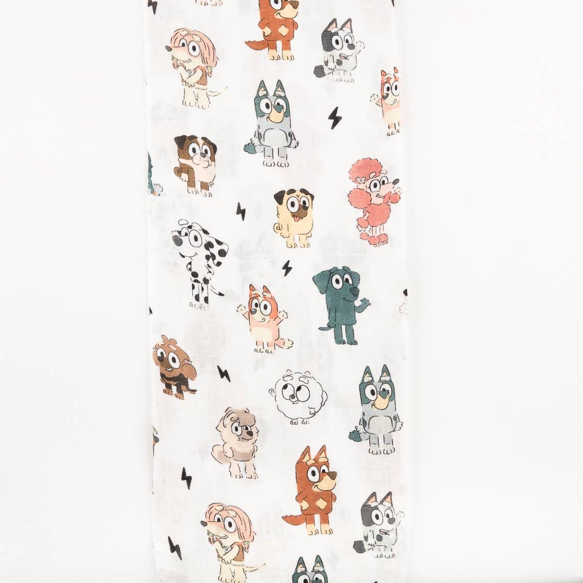 Blue Dog & Friends Muslin Blanket