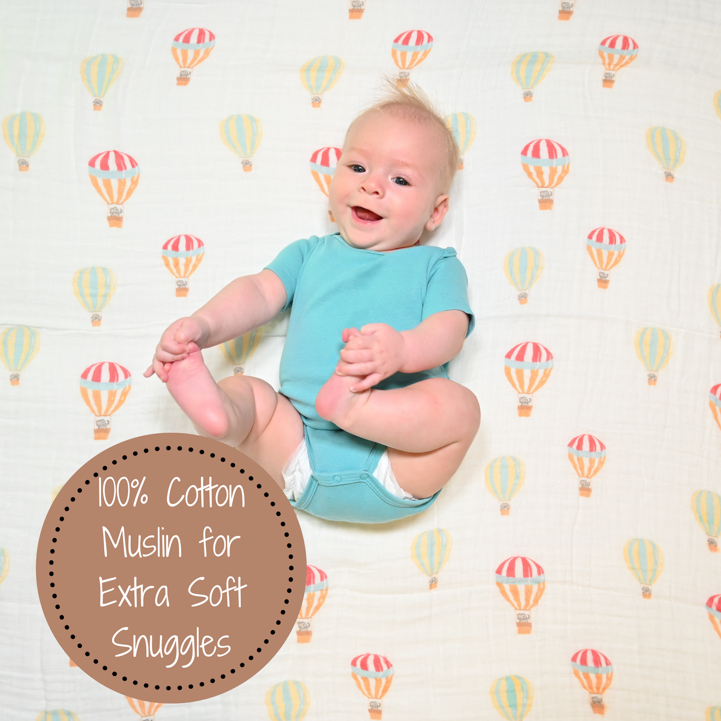 Stand Tall Baby Muslin Cotton Blanket