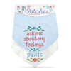 Fred in Stitches Teething Bib