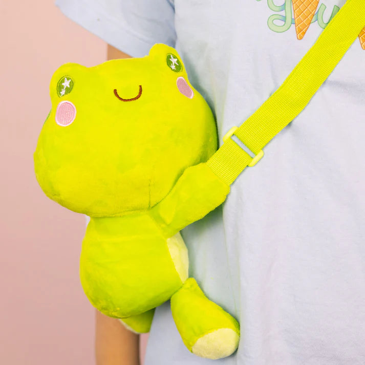 Plush Crossbody |  Happy Frog