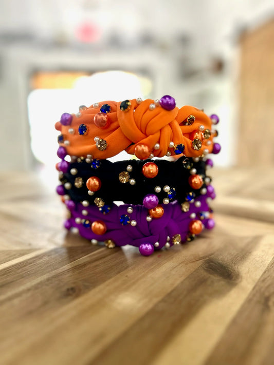 Halloween Beaded Headband