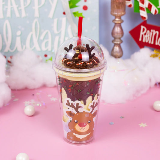 Christmas Tumbler | Red-Nosed Reindeer