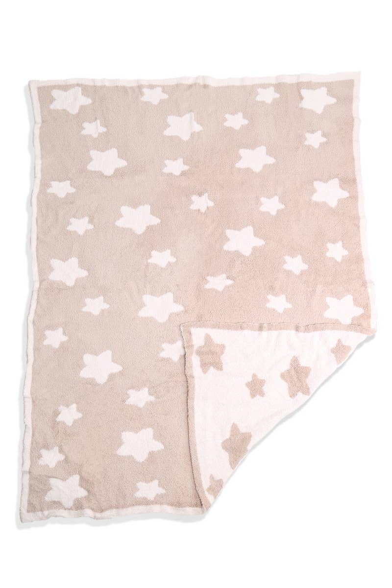 Star Print Luxury Soft Throw Blanket (full size)