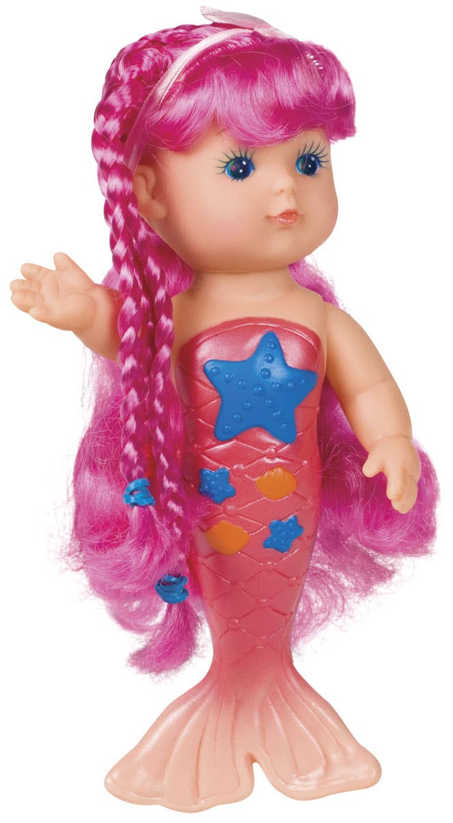 Toysmith Bathtime Mermaid Doll (Assorted Colors)