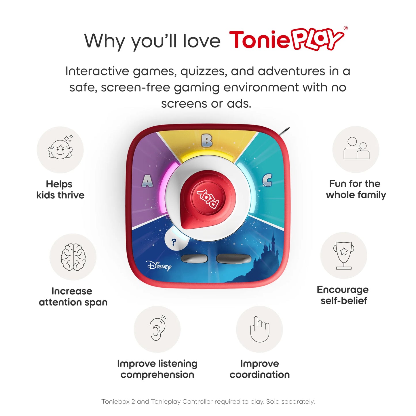 Tonies Tonieplay Game | Disney Quiz Kingdom