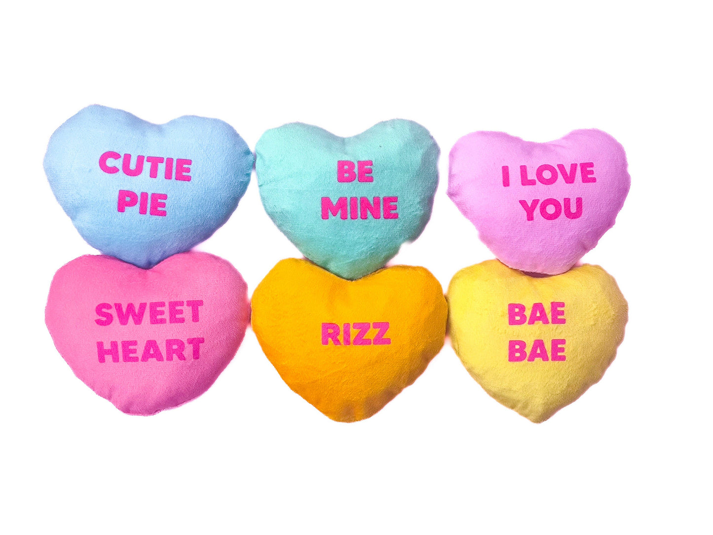 Sweet Candy Hearts Plushie