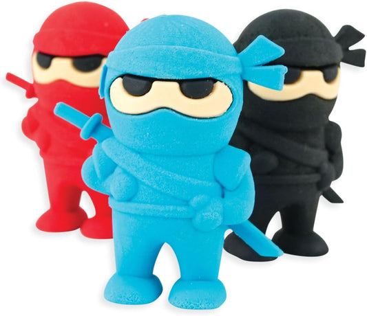 Ninja Erasers - Set of 3