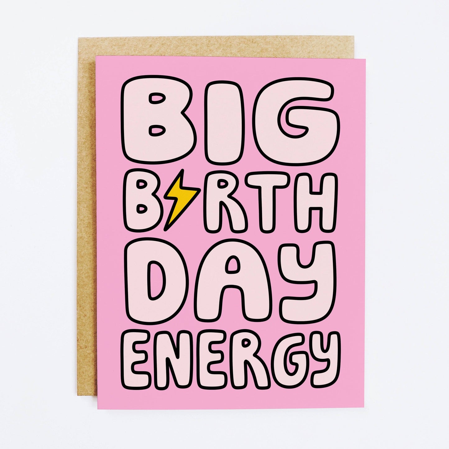 Big Birthday Energy Card