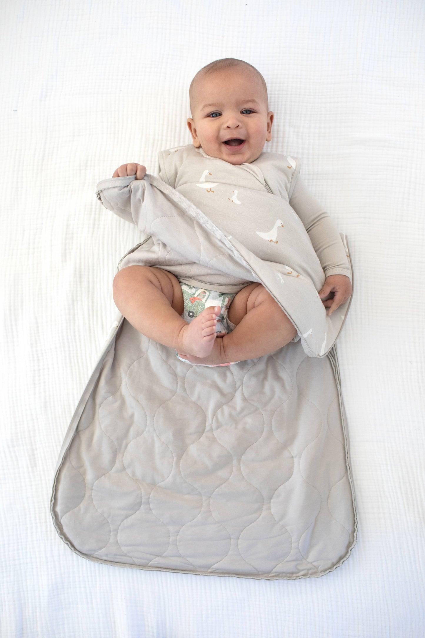 SLEEP BAG: Heather grey / 24-36 months / 1.0