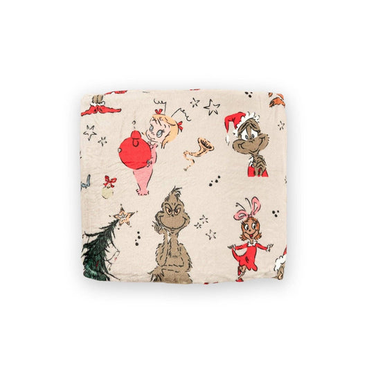 Classic Christmas Whoville Friends | Double Sided Throw Blanket