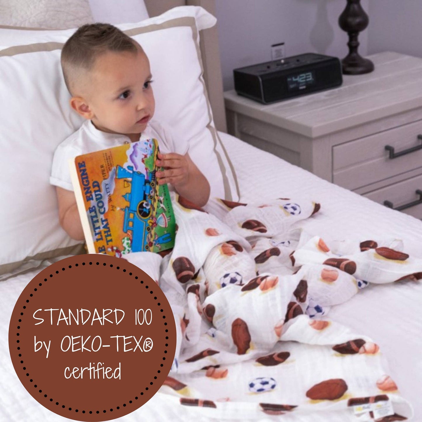 Go Sports! Baby Swaddle Blanket