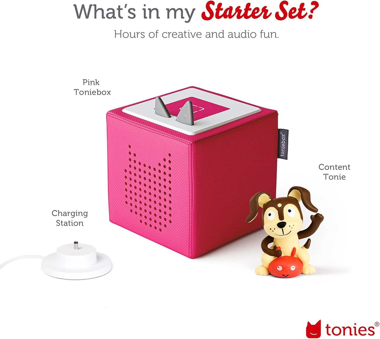 Pink Starter Set with Playtime Songs | Tonies