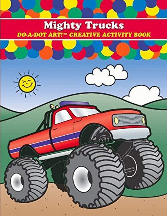 Mighty Trucks Do A Dot Coloring Book