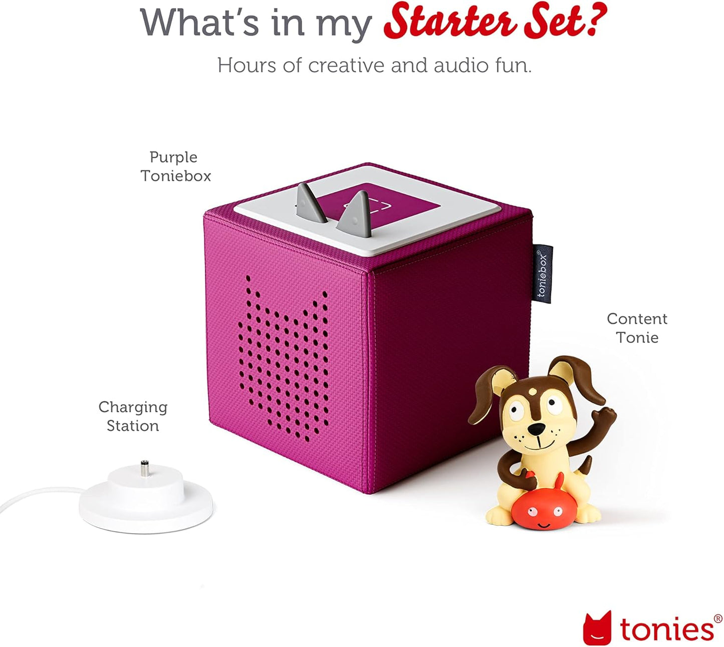 Purple Starter Set with Playtime Songs | Tonies