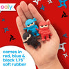 Ninja Erasers - Set of 3