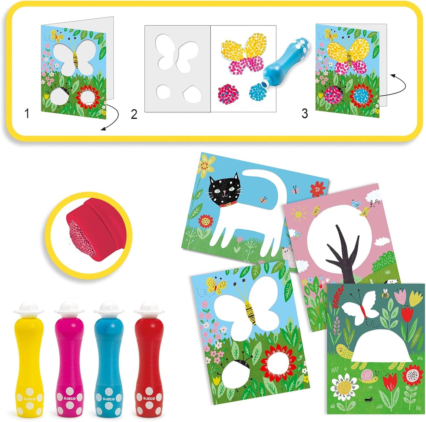 Dot Art Painting Set | 4 Adorable Designs