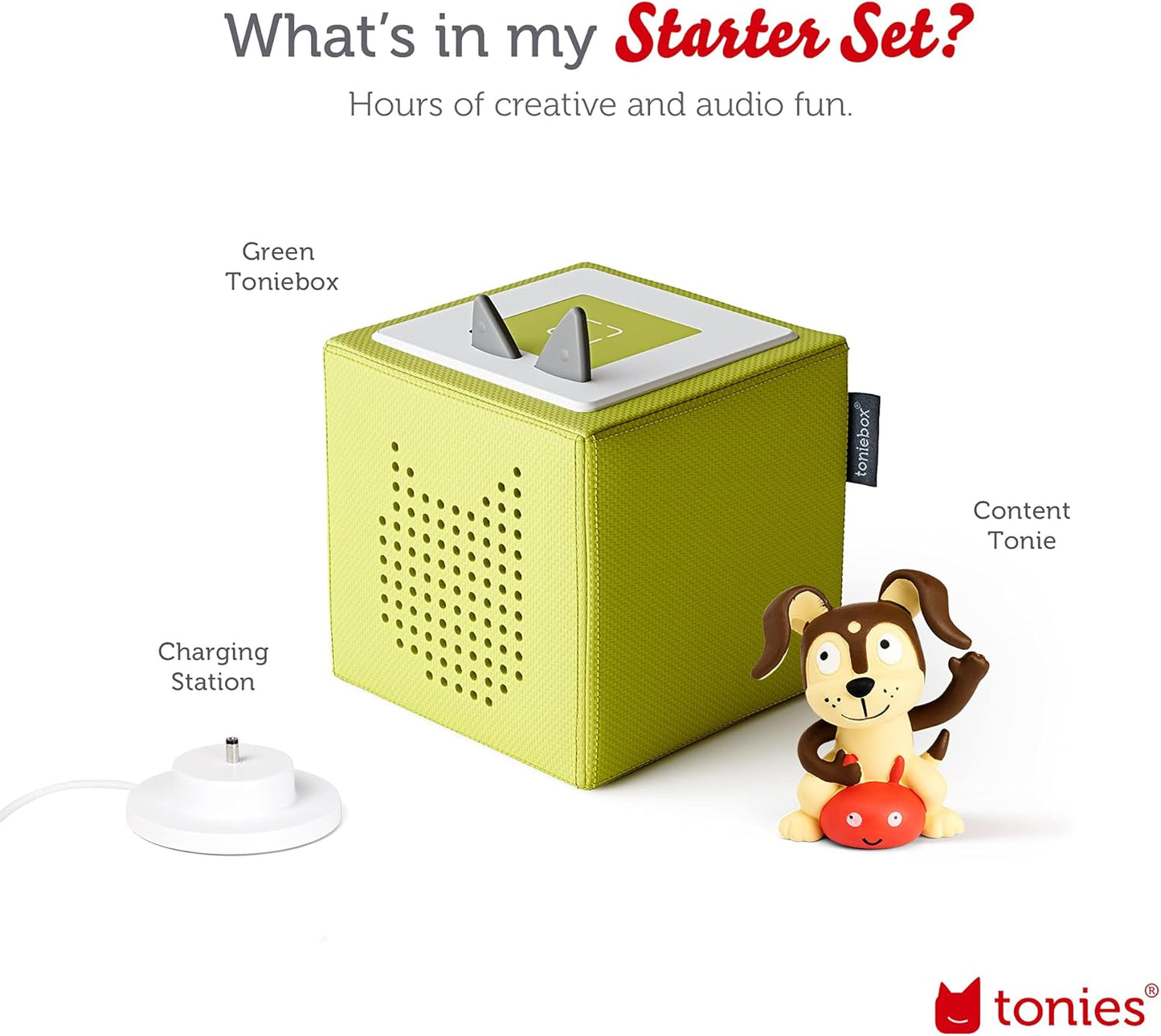 Green Starter Set with Playtime Songs | Tonies