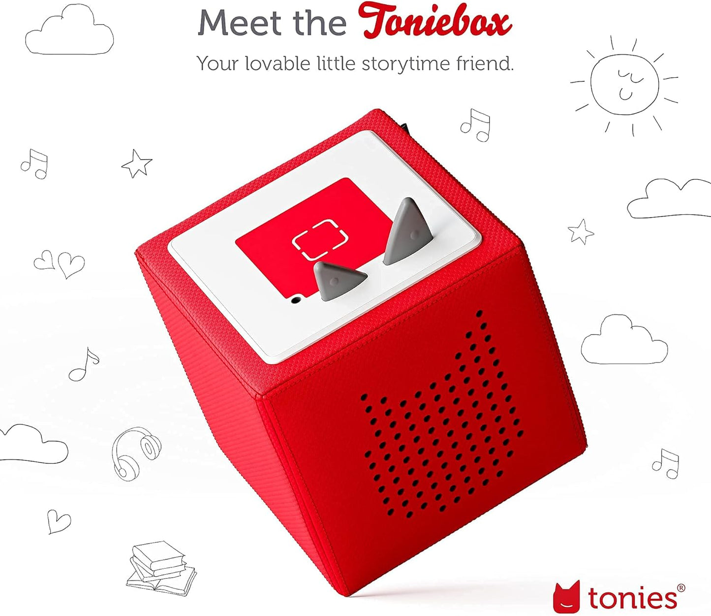 Red Starter Set with Playtime Songs | Tonies