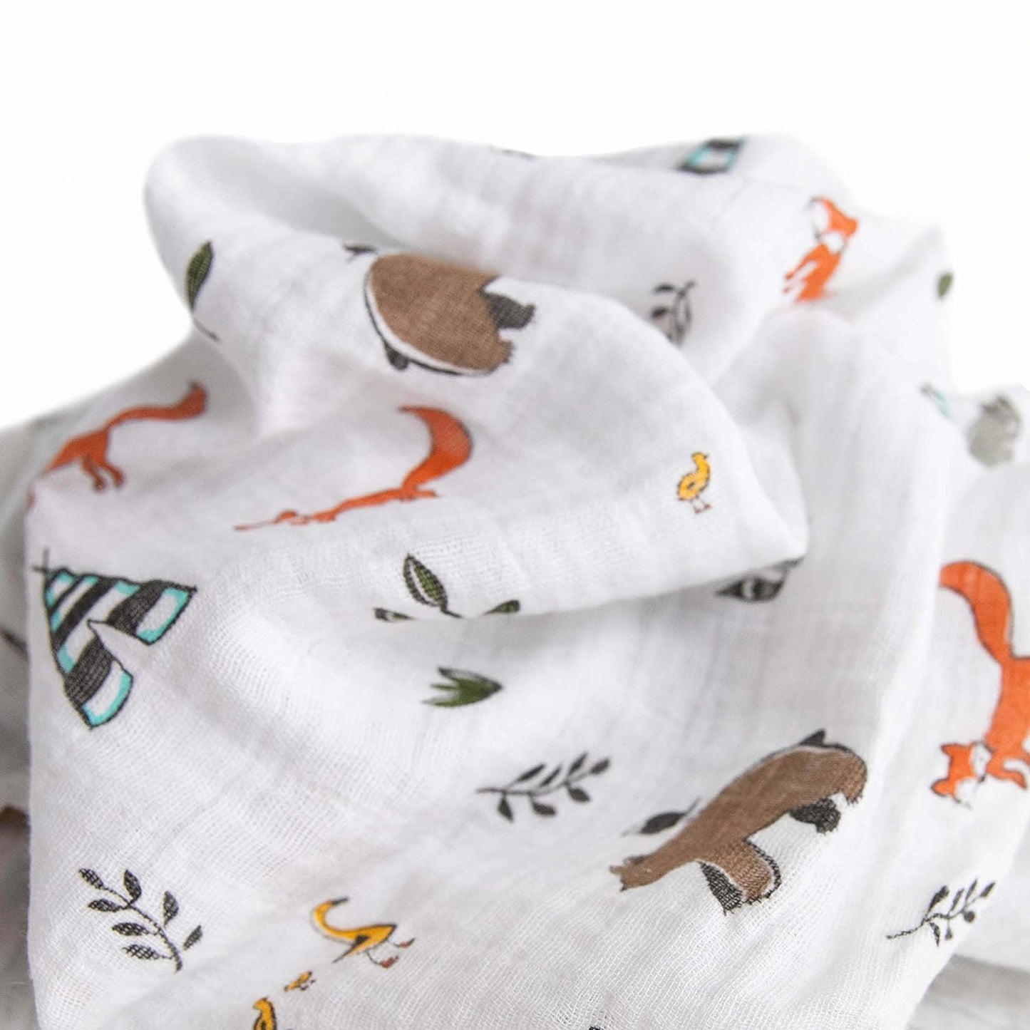 Forest Friends Muslin Swaddle