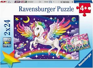 Unicorn & Pegasus 2x24 pc Puzzle