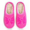 Pink Cozy Bows Slippers
