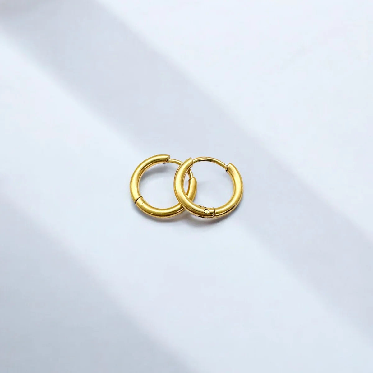 Classic Gold Kids Earrings: Hoops