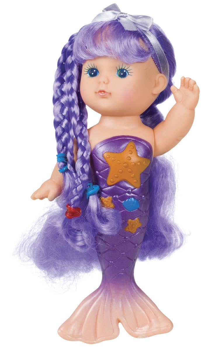 Toysmith Bathtime Mermaid Doll (Assorted Colors)