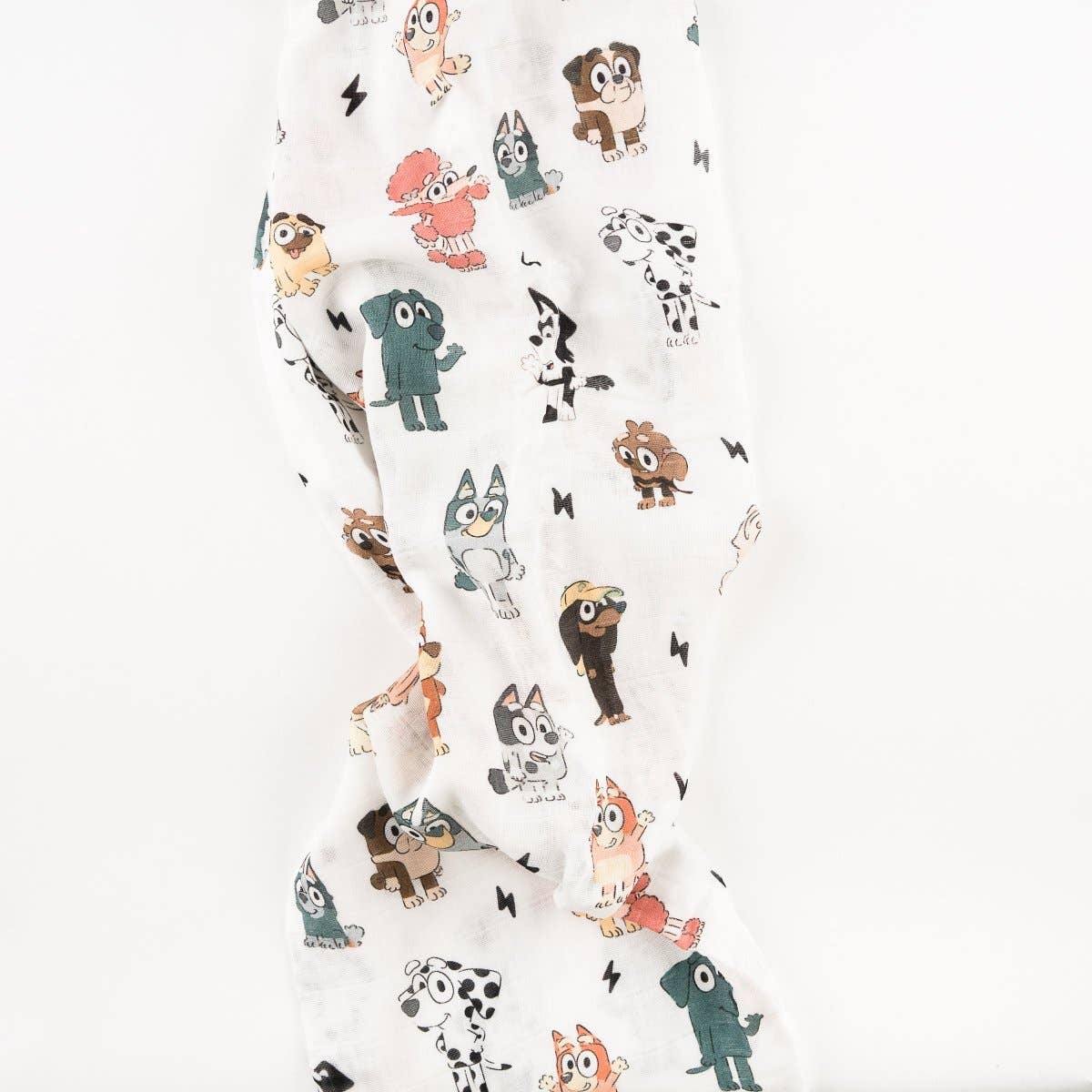 Blue Dog & Friends Muslin Blanket