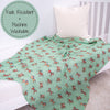 Derby Days Horse Racing Theme Baby Swaddle Blanket