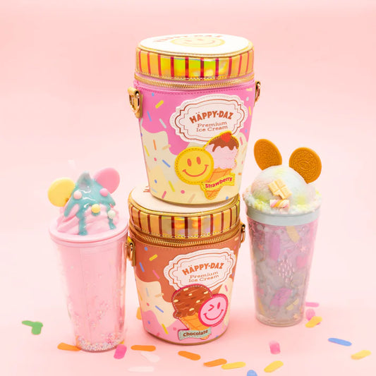 Happy Day Ice Cream Tub Handbag
