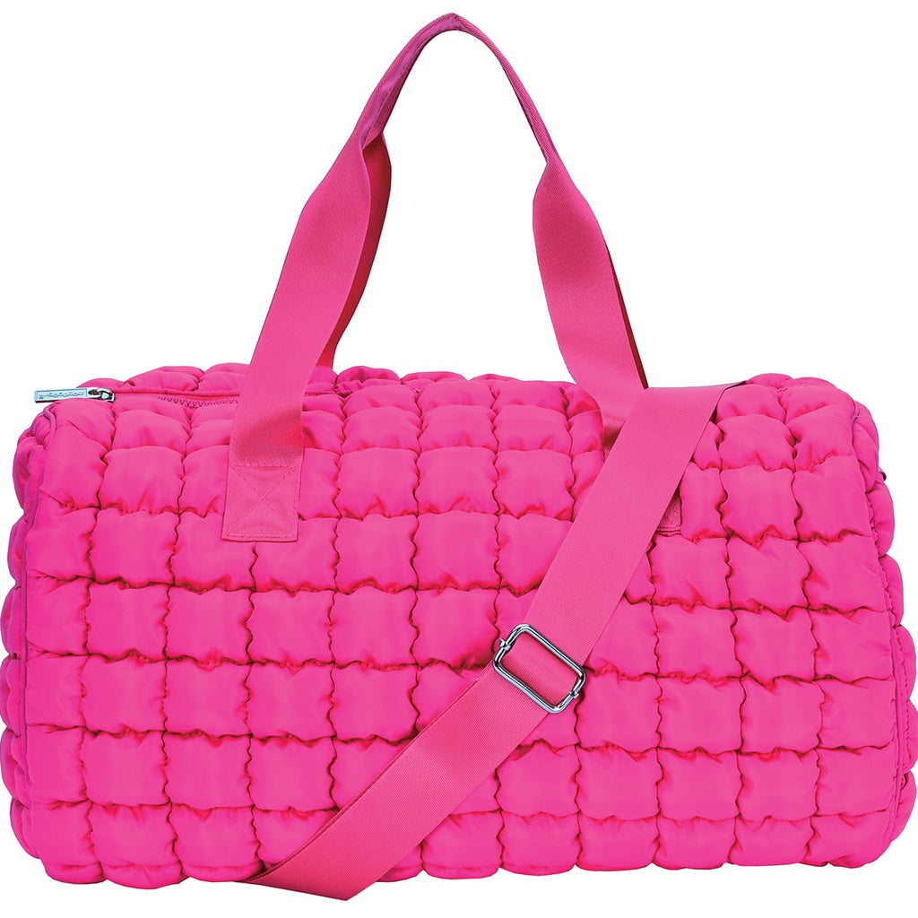 Pretty Pink Puffy Duffel