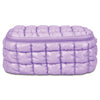 Lavender Shiny Puffer Cosmetic Case