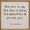 The Beatles Beautiful Quote | Wood Plaque