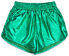 Green Metallic Shorts