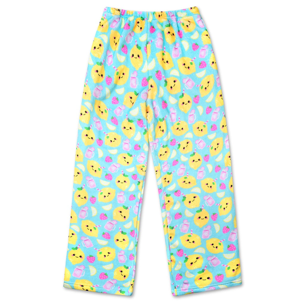 Strawberry Lemonade Plush Pants (Small (6-8))