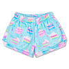 Piece of Cake Plush PJ Shorts