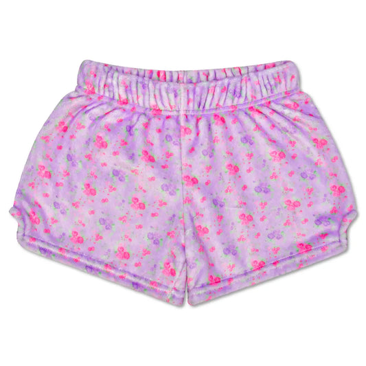Forever Floral Plush PJ Shorts